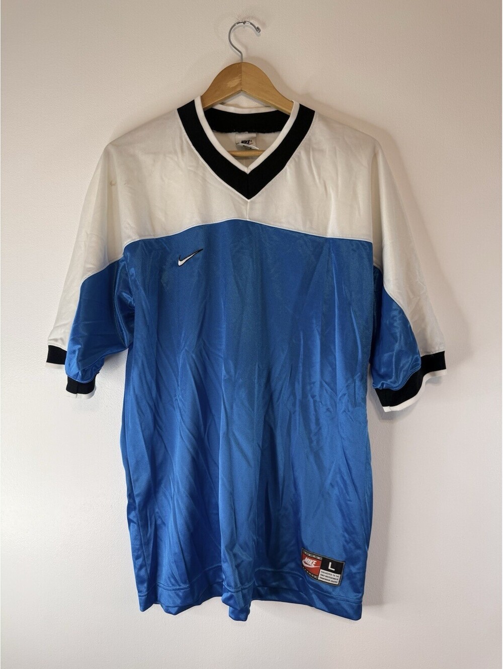 Nike Y2K Vintage Soccer Jersey Size L